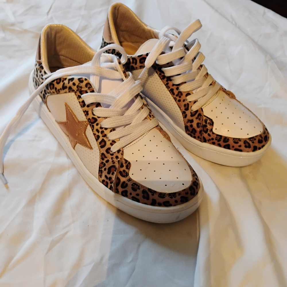 Leopard Print Women's Sneakers